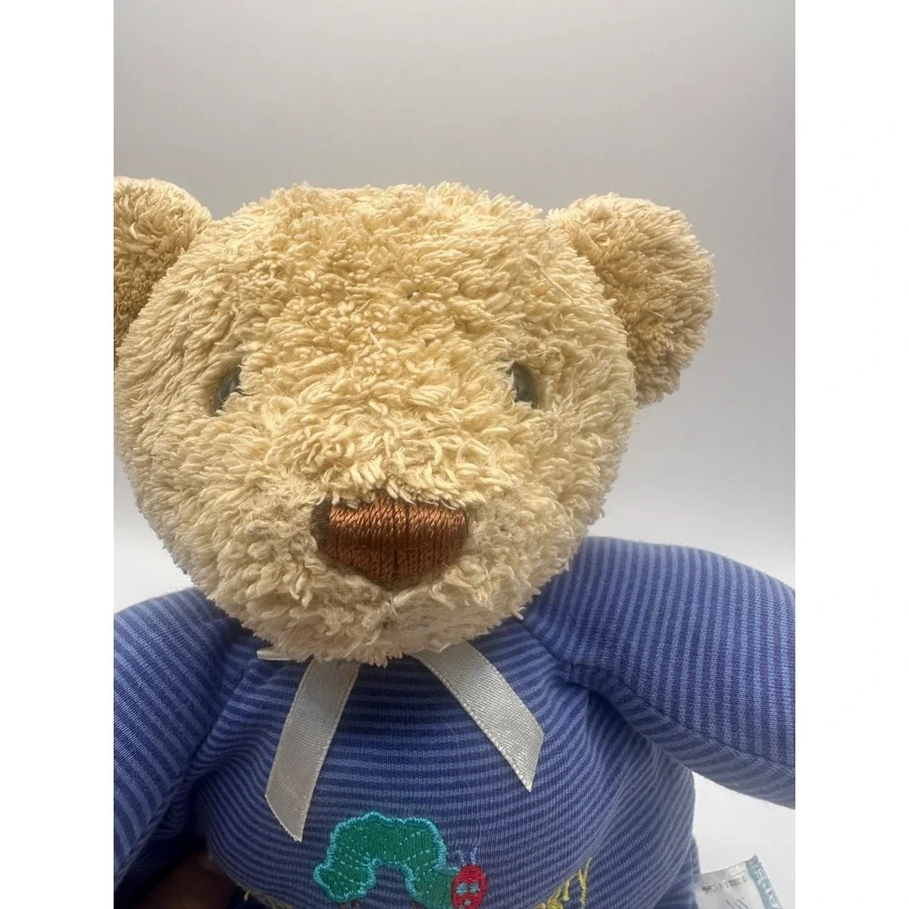 Carter's Blue 2002 Eric Carle Very Hungry Caterpillar Bear Plush with Rattle